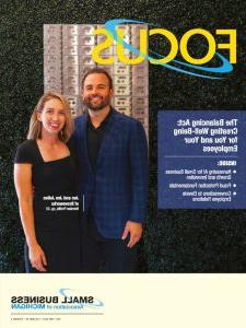 Braveworks owners Jon and Jen Julien on the cover of Focus magazine